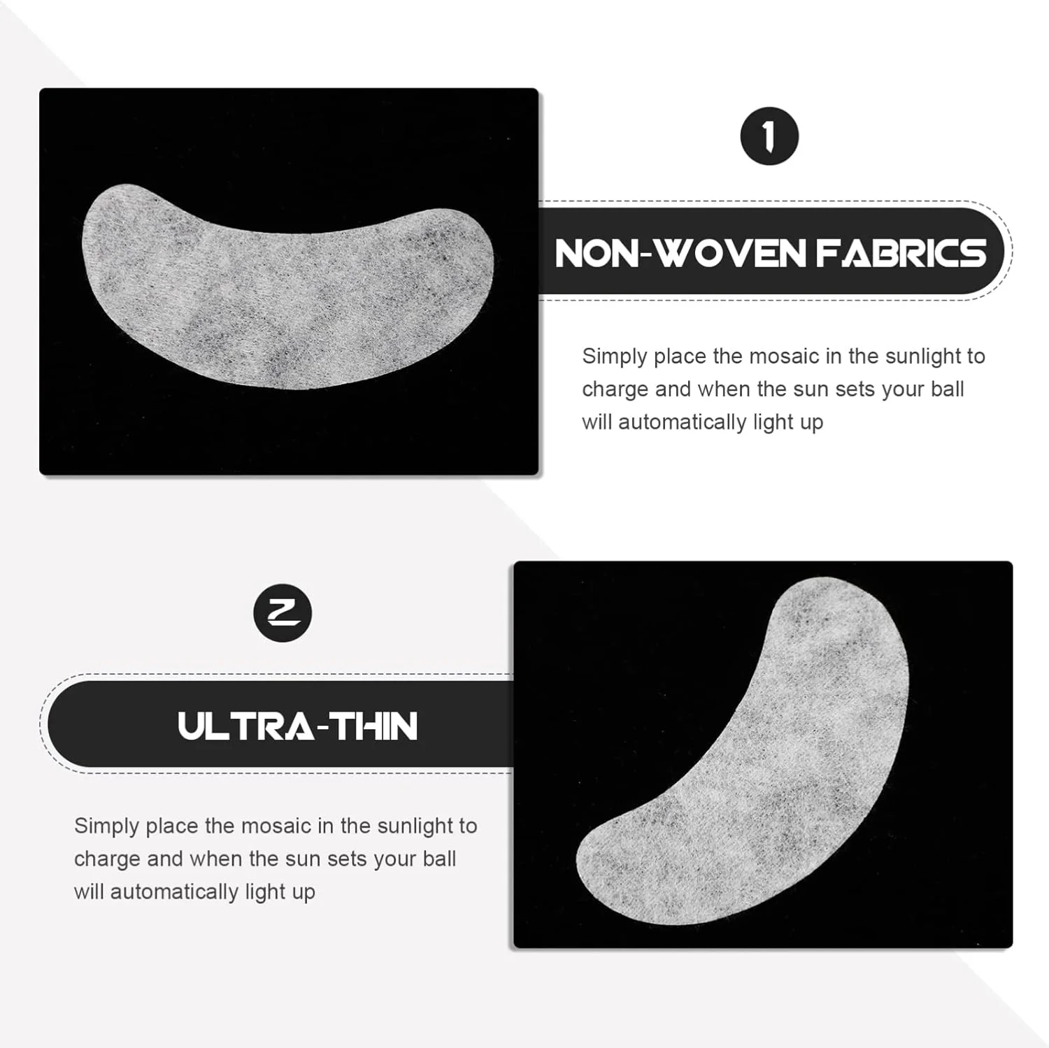 Healifty 1000 عدد ماسک چشم غیر بافته شده، ماسک زیباسازی چشم، کاغذ مراقبت از پوست چشم، پد چشم، فیلم مرطوب کننده چشم، پد مراقبت از پوست چشم، ماسک مرطوب کننده چشم