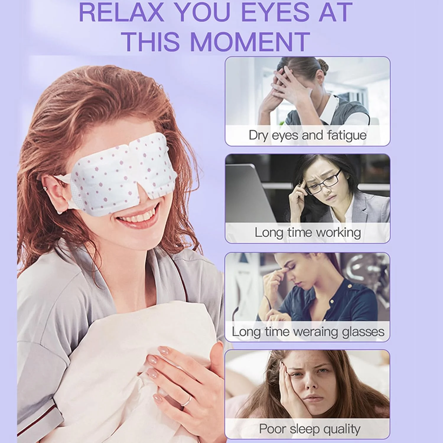 ماسک چشم گرمایشی، بسته 10 عددی ماسک چشم بخار اسطوخودوس، ماسک چشم خود گرم شونده برای خشکی و پف چشم، رفع خستگی چشم، ماسک چشم مرطوب کننده یکبار مصرف، هدیه ای عالی برای مردان و زنان ماسک چشم گرمایشی، بسته 10 عددی ماسک چشم بخار اسطوخودوس، ماسک چشم خود گرم شونده برای خشکی و پف چشم، رفع خستگی چشم، ماسک چشم مرطوب کننده یکبار مصرف، هدیه ای عالی برای مردان و زنان