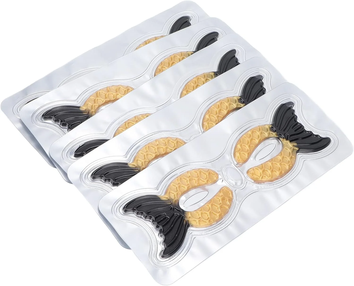 پدهای دور چشم، ماسک های دور چشم با اثر دوگانه مرطوب شده با 5 گرم کرم دور چشم برای کاهش چین و چروک در مراقبت از زیبایی