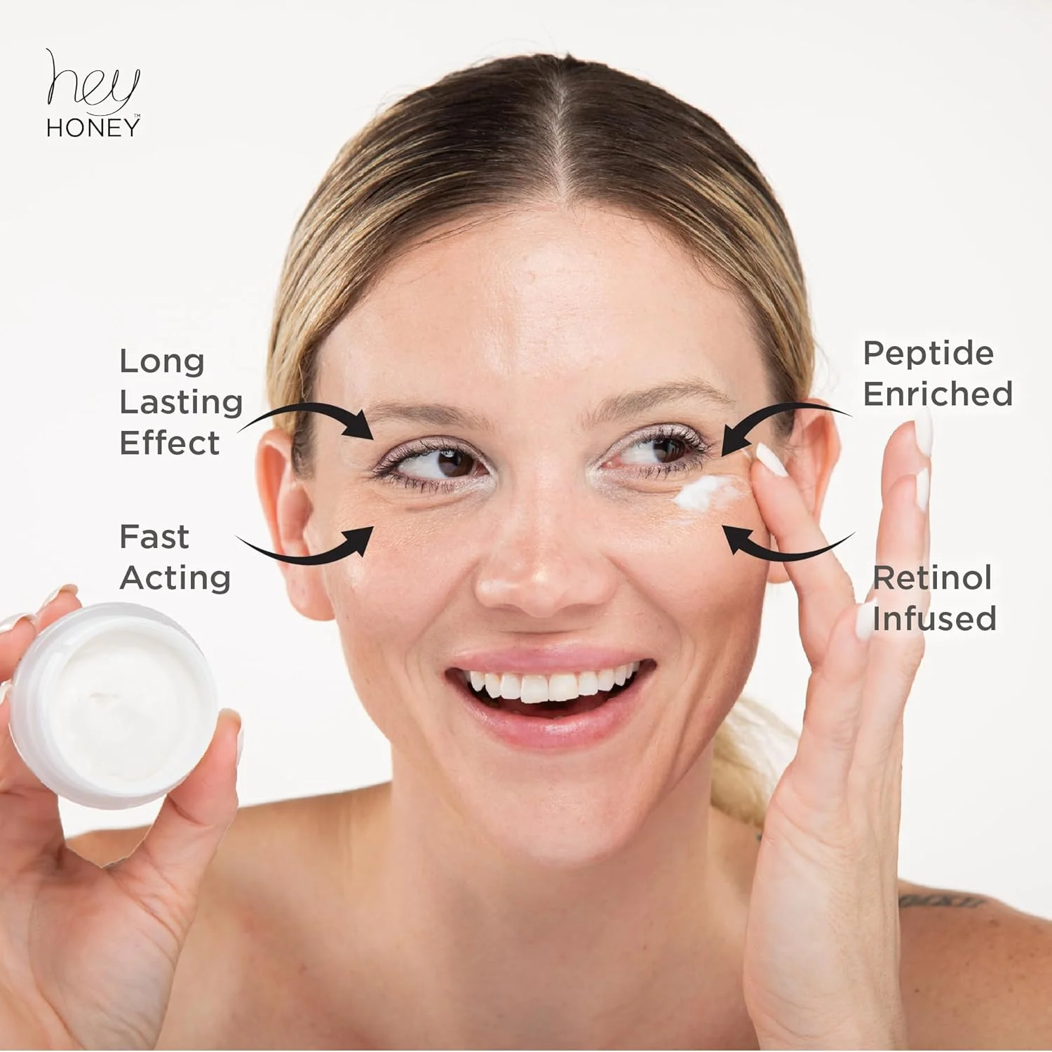 ماسک دور چشم رتینول و پروپولیس Hey Honey - به چشمان من نگاه کن - مراقبت از پوست