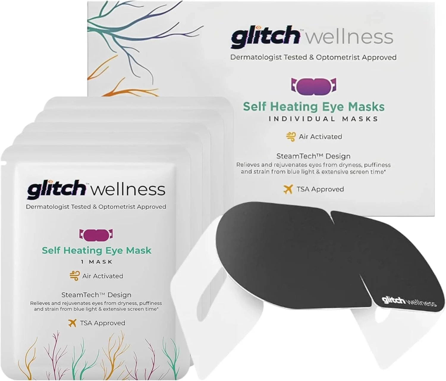 ماسک چشم بخار خود گرم شونده برای خشکی چشم - ماسک های گرم کننده چشم مورد تایید چشم پزشکان - کمپرس گرم برای خستگی و خشکی - مناسب برای پف زیر چشم و تسکین خشکی چشم، یکبار مصرف، تجربه اسپا (30 عدد)