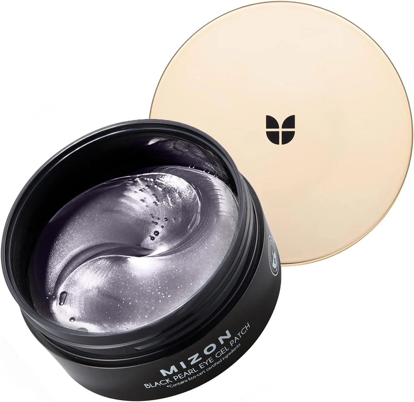 پچ ماسک دور چشم مروارید MIZON، ماسک درمانی دور چشم کاهش دهنده چین و چروک و پف، درمان سیاهی دور چشم، پچ های هیدروژل دور چشم (مروارید سیاه)