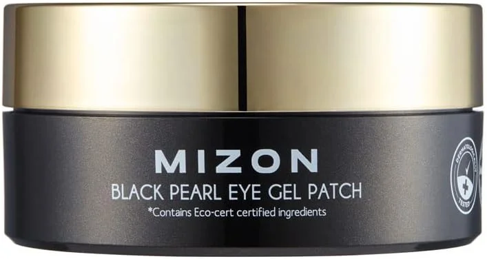 پچ ماسک دور چشم مروارید MIZON، ماسک درمانی دور چشم کاهش دهنده چین و چروک و پف، درمان سیاهی دور چشم، پچ های هیدروژل دور چشم (مروارید سیاه)