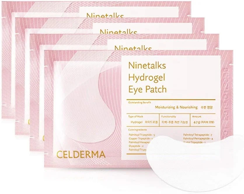 پچ زیر چشم هیدروژل CELDERMA Season9 Ninetalks [4 جفت] ضد پیری، سفت کننده، خنک کننده