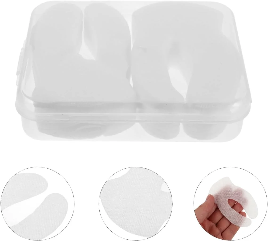 بسته 200 عددی پدهای یکبار مصرف مراقبت از چشم WOONEKY، ماسک صورت برای مرطوب کردن چشم ها، مناسب برای استفاده در منزل و مسافرت، مراقبت عمیق برای چشم های درخشان