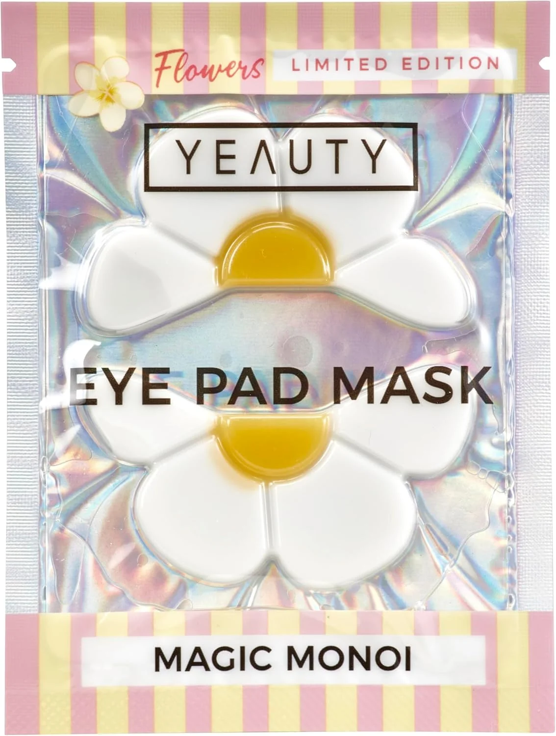 پد ماسک چشم جادویی مونوی YEAUTY - پدهای چشم گلدار مرطوبکننده با اسید هیالورونیک و عصاره نارگیل - نسخه محدود - 1 جفت پد ماسک چشم جادویی مونوی YEAUTY - پدهای چشم گلدار مرطوبکننده با اسید هیالورونیک و عصاره نارگیل - نسخه محدود - 1 جفت