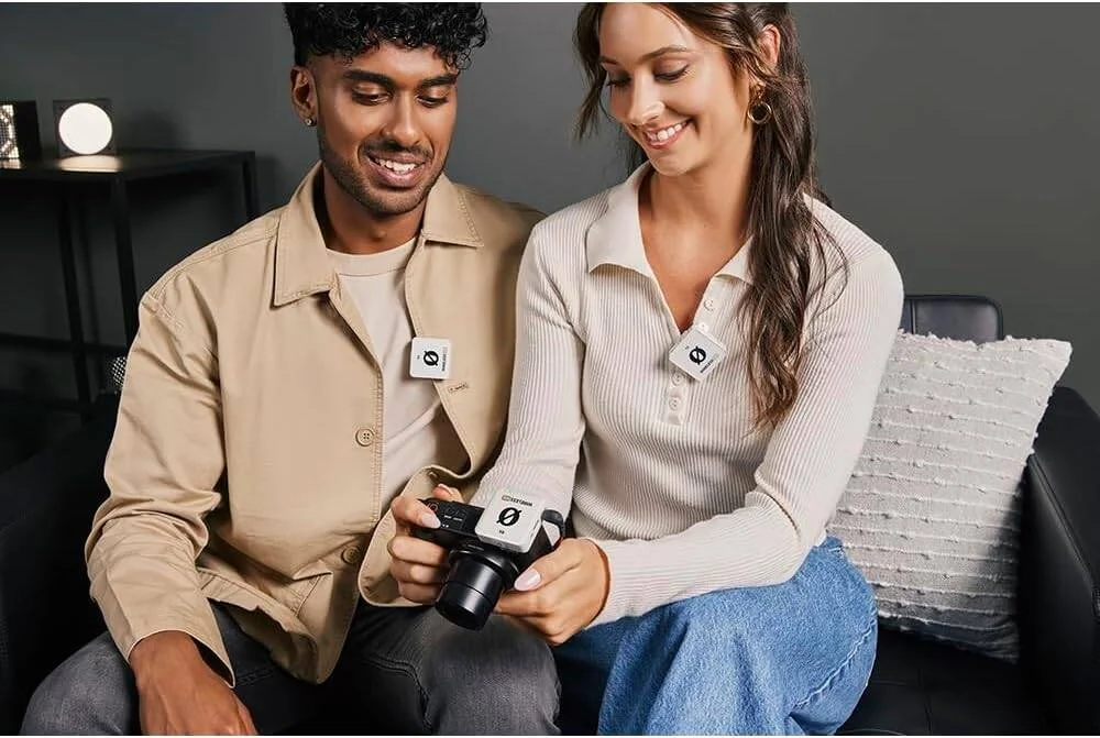 ست دوتایی میکروفون بی سیم فوق فشرده RODE Wireless ME با میکروفون های داخلی، فناوری GainAssist و برد 100 متری برای فیلم سازی، مصاحبه و تولید محتوا (سفید) ست دوتایی میکروفون بی سیم فوق فشرده RODE Wireless ME با میکروفون های داخلی، فناوری GainAssist و برد 100 متری برای فیلم سازی، مصاحبه و تولید محتوا (سفید)