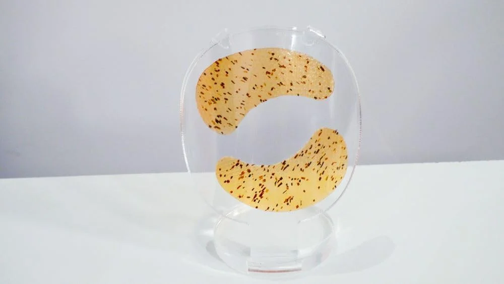 پدهای هیدروژل دور چشم ضد استرس و ضد پیری با چای رویبوس و اسید هیالورونیک - ضد چین و چروک، سیاهی دور چشم و پف زیر چشم - 97% منشاء طبیعی - ماسک چشم ساخت فرانسه