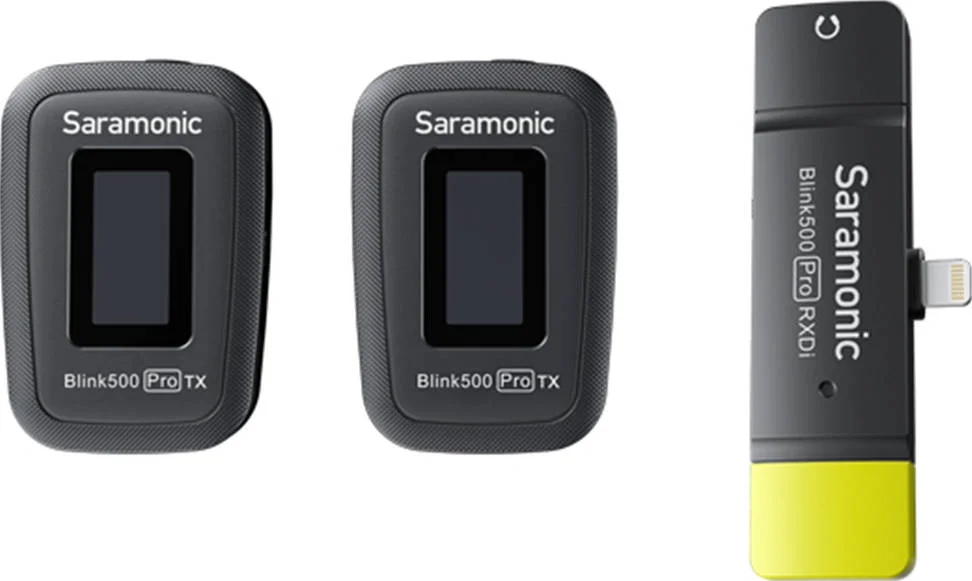 سیستم میکروفون بیسیم سارامونیک، TX+TX+RXDi، گیرنده دو کاناله، قابل تعویض مونو/استریو، فرکانس دیجیتال 2.4 گیگاهرتز، 4 ساعت زمان شارژ، مشکی | Blink500 Pro B4 سیستم میکروفون بیسیم سارامونیک، TX+TX+RXDi، گیرنده دو کاناله، قابل تعویض مونو/استریو، فرکانس دیجیتال 2.4 گیگاهرتز، 4 ساعت زمان شارژ، مشکی | Blink500 Pro B4