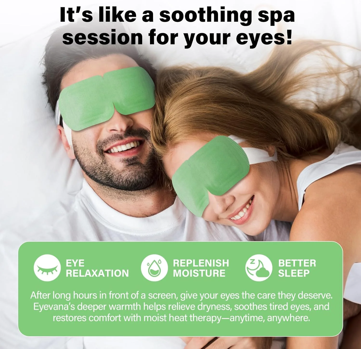 16 عدد ماسک چشم بخار، حرارت عمیق اضافی برای خشکی چشم، تسکین سریع سوزش، التهاب، پف کردگی چشم های حساس و خستگی چشم، کمپرس گرم خود گرم شونده یکبار مصرف (بدون عطر)