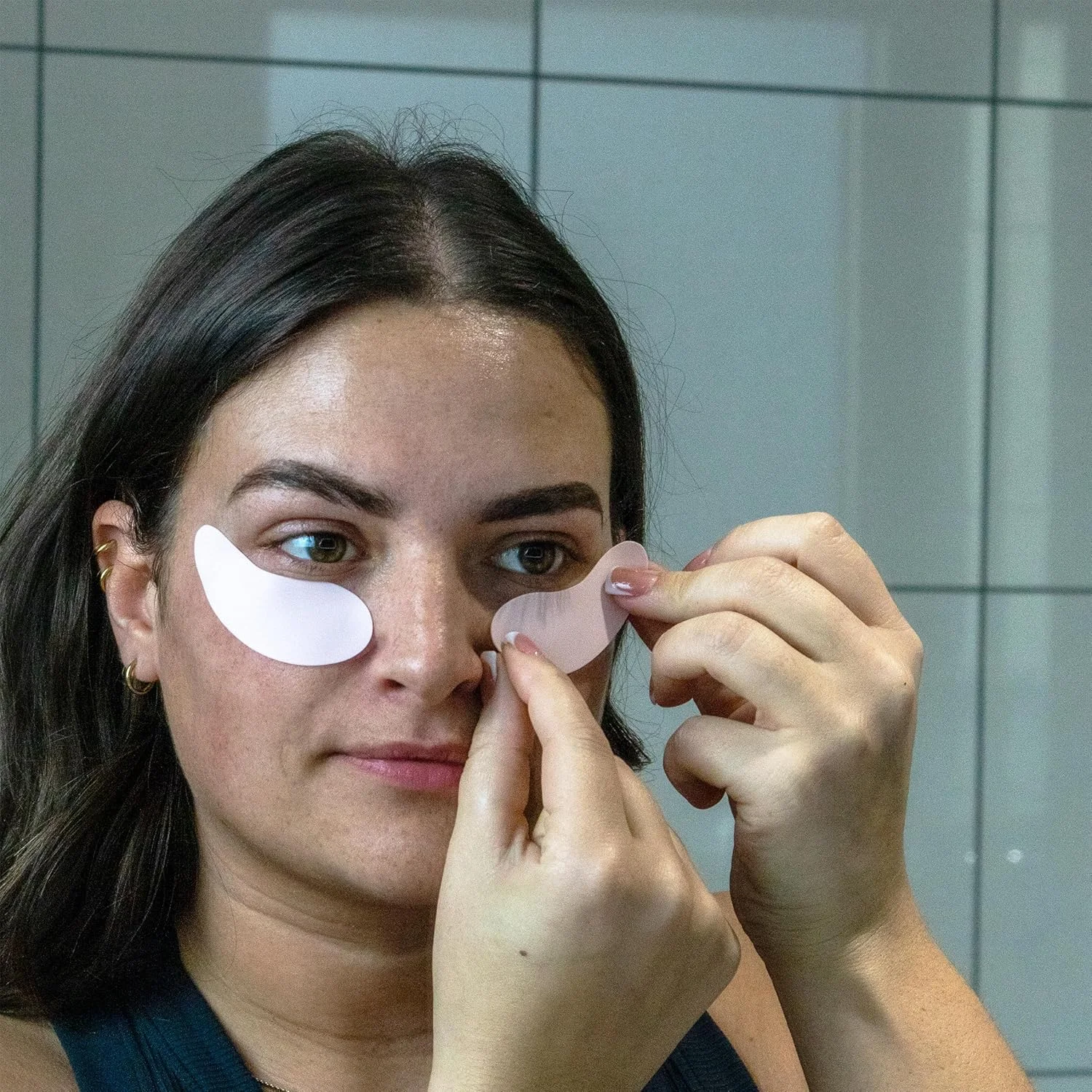 پدهای سیلیکونی دور چشم FFS Beauty - پدهای زیر چشم قابل استفاده مجدد برای کاهش پف، تیرگی و خطوط ریز - ضد حساسیت، سیلیکون درجه پزشکی