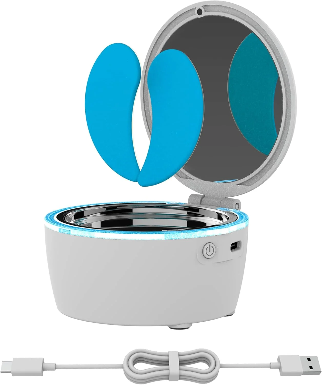 پدهای زیر چشم Conair (Cool Beanz) - پدهای زیر چشم SKN by Cool Beanz، ماسک خنک کننده قابل شارژ برای کاهش پف و شاداب کردن چشم های خسته