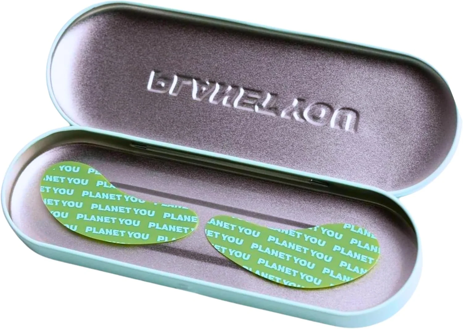 پدهای زیر چشم چندبار مصرف پاف آف - پدهای سیلیکونی برای پف، سیاهی و خستگی دور چشم، و چروک - پد آبرسان برای مراقبت از پوست و خود مراقبتی - دارای جعبه فلزی - 1 جفت