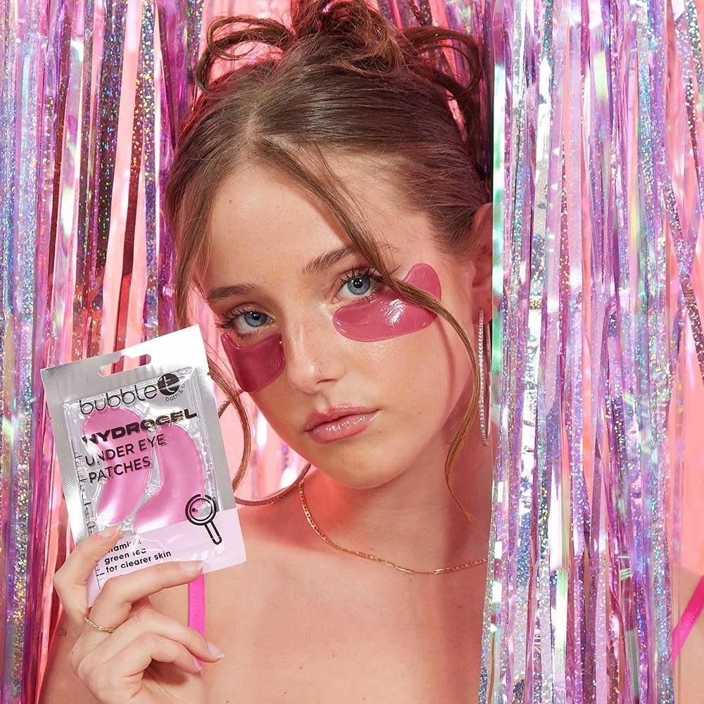 پچ های زیر چشم Bubble T Cosmetics حاوی ویتامین E، درمان ضد پیری برای سیاهی و پف کردگی - بسته 3 عددی