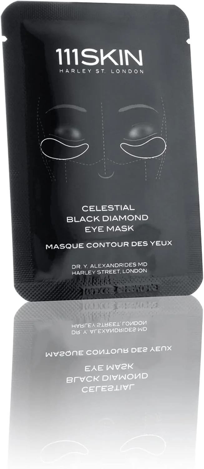 ماسک دور چشم الماس سیاه آسمانی 111SKIN - 8 عدد