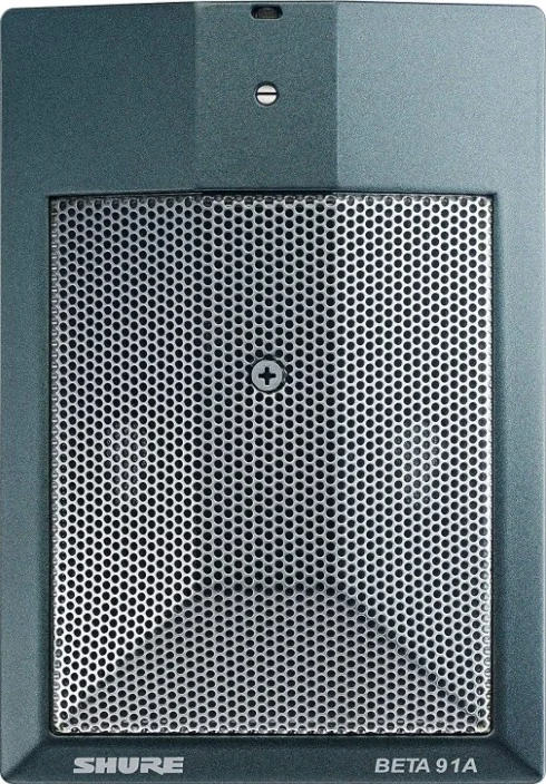میکروفون درام کیک Shure Beta 91A، کاندنسر نیمه کاردیوئید، پری امپ یکپارچه، SPL بالا، EQ سفارشی برای درام های باس، صدای زنده و ضبط استودیویی | BETA 91A