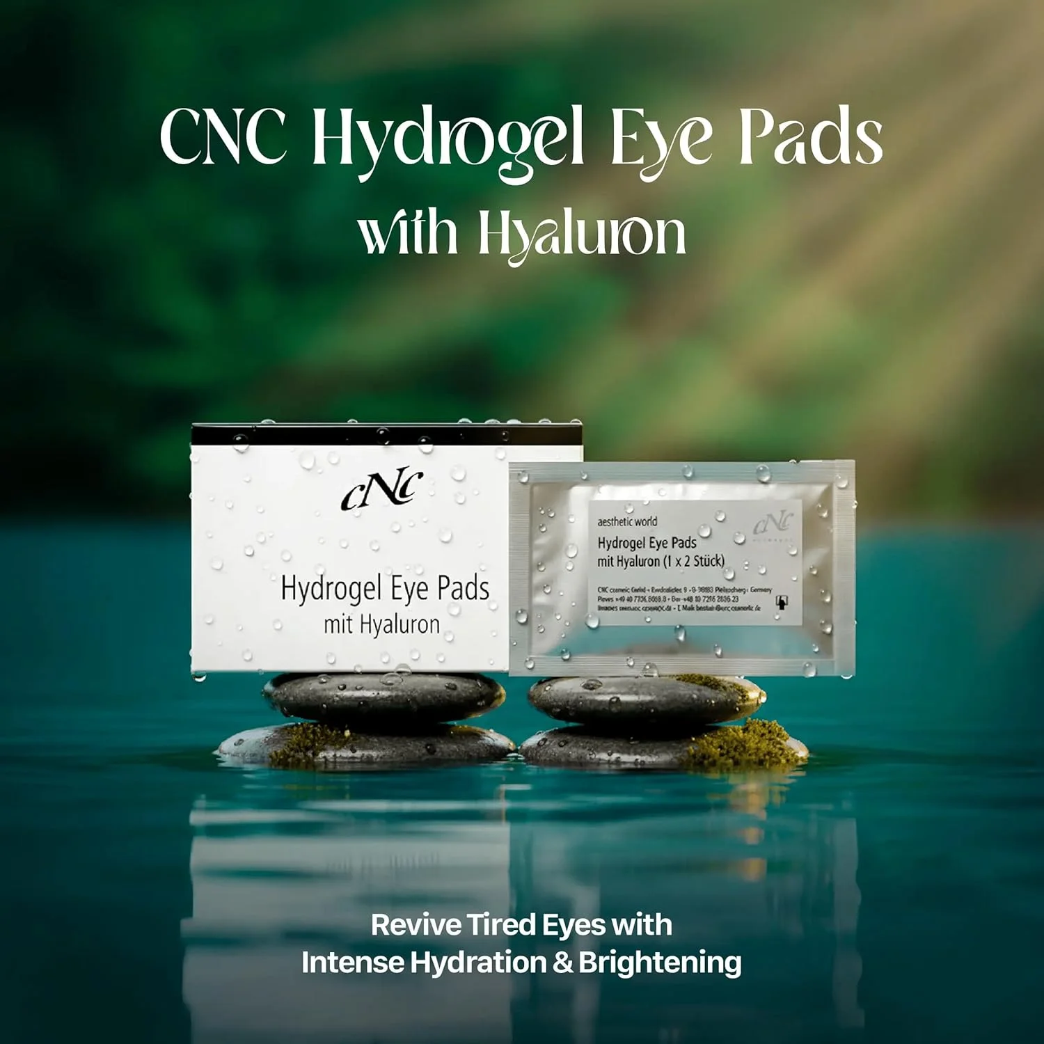 پدهای هیدروژلی دور چشم CNC – 9x2 جفت | پدهای خنک کننده زیر چشم برای حلقه های تیره، پف و خطوط ریز | اسید هیالورونیک | تست شده توسط متخصصین پوست پدهای هیدروژلی دور چشم CNC – 9x2 جفت | پدهای خنک کننده زیر چشم برای حلقه های تیره، پف و خطوط ریز | اسید هیالورونیک | تست شده توسط متخصصین پوست