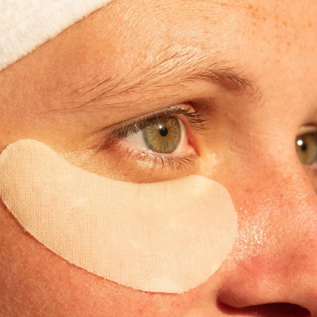 ماسک احیا کننده دور چشم امرجین سی - پدهای گاز تسکین دهنده چشم با خیار + جینکگو برای کمک به ظاهر پف زیر چشم + حلقه های تیره زیر چشم - برای ایجاد حس خنکی در یخچال قرار دهید (5 ست 2 تایی)