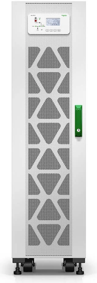 منبع تغذیه بدون وقفه (UPS) ایزی APC 3S 15 kVA، ولتاژ ورودی 400 ولت 3 فاز، 2 رشته باتری ماژولار داخلی 7 آمپر ساعت، قابل ارتقا به 3 رشته، جریان ورودی 28 آمپر، نوع باتری VRLA، گزینه های زمان کارکرد توسعه یافته، سفید | E3SUPS15KHB2