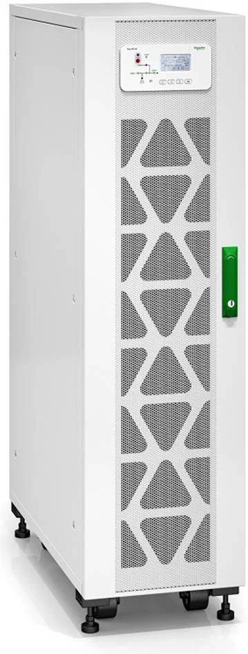 منبع تغذیه بدون وقفه (UPS) ایزی APC 3S 15 kVA، ولتاژ ورودی 400 ولت 3 فاز، 2 رشته باتری ماژولار داخلی 7 آمپر ساعت، قابل ارتقا به 3 رشته، جریان ورودی 28 آمپر، نوع باتری VRLA، گزینه های زمان کارکرد توسعه یافته، سفید | E3SUPS15KHB2