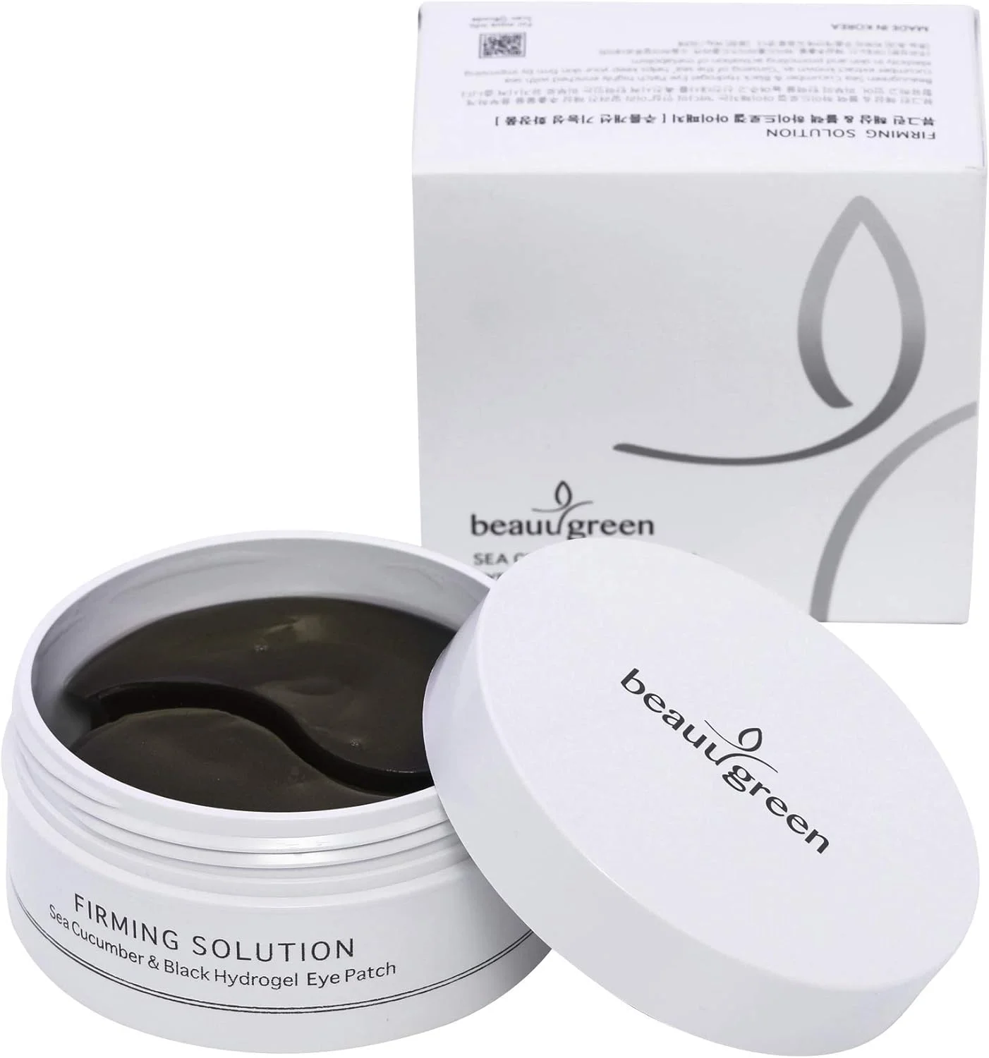 ماسک دور چشم خیار دریایی و هیدروژل سیاه سفت کننده، 30 جفت / پچ زیر چشم برای استحکام پوست، حلقه های تیره، ضد پیری و ضد چروک