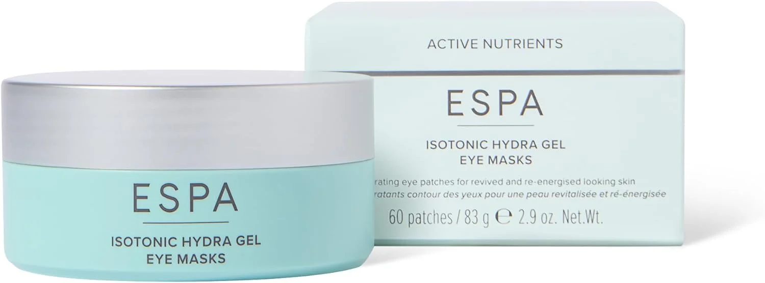 ESPA | ماسک های دور چشم ایزوتونیک هیدرا ژل | شامل 30 جفت ماسک | پوست زیر چشم را حجیم و آبرسانی می کند