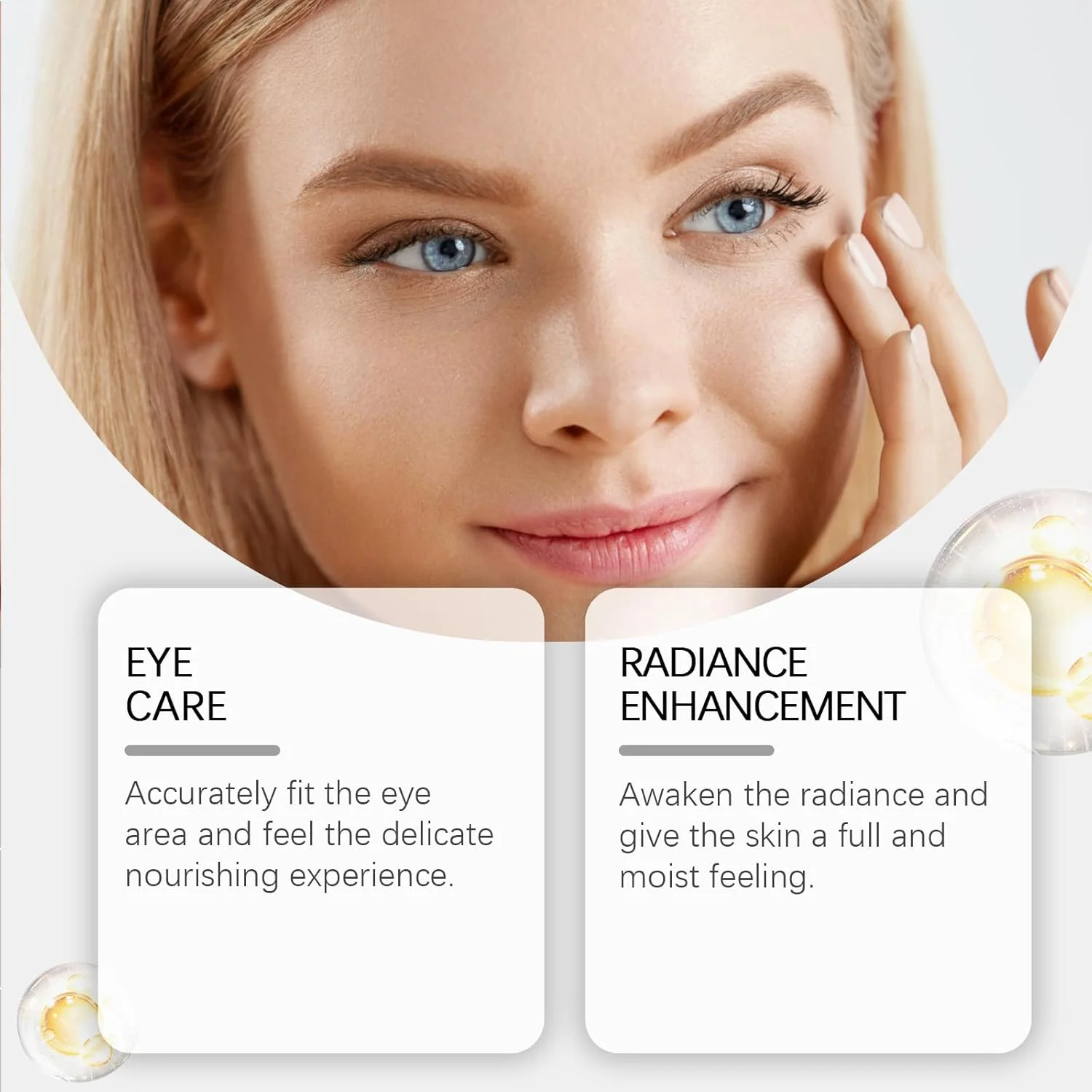 پچ های میکرونیدل حل شونده دور چشم، پچ مراقبت مرطوب کننده دور چشم، پچ مراقبت مرطوب کننده زیر چشم برای رفع سیاهی دور چشم، پچ های میکرونیدل، 4 عدد