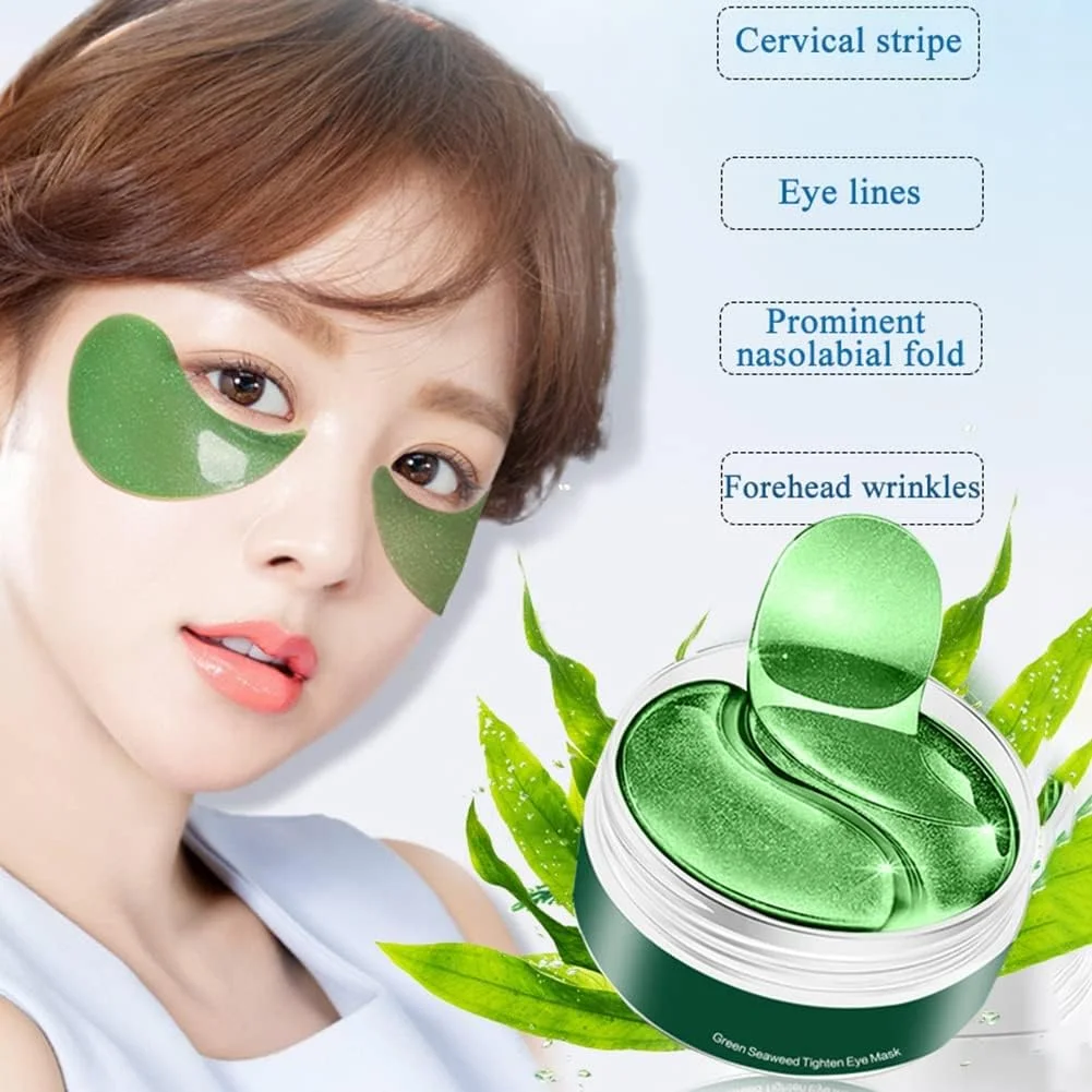 پد زیر چشم 60 عددی، مراقبت از پوست، بهبود خاصیت ارتجاعی، کاهش سیاهی دور چشم و چین و چروک