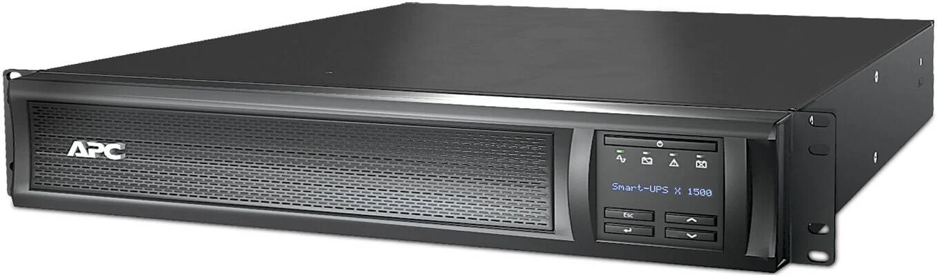 منبع تغذیه بدون وقفه APC Smart-UPS X، تعاملی خطی، 1500VA، قابل تبدیل رک/تاور 2U، ولتاژ 230 ولت، 8 خروجی C13 IEC، اسلات هوشمند، زمان کارکرد توسعه یافته، باتری سرب-اسید، مشکی | SMX1500RMI2U
