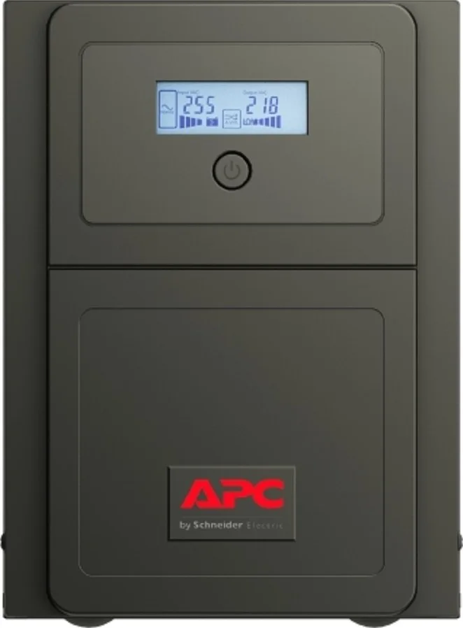 منبع تغذیه بدون وقفه ایزی یو پی اس APC SMV 750VA، خروجی یونیورسال، کابل برق UK، ولتاژ ورودی 230 ولت، توان نامی 525 وات، غیر قابل نصب در رک، مشکی | SMV750I-MS