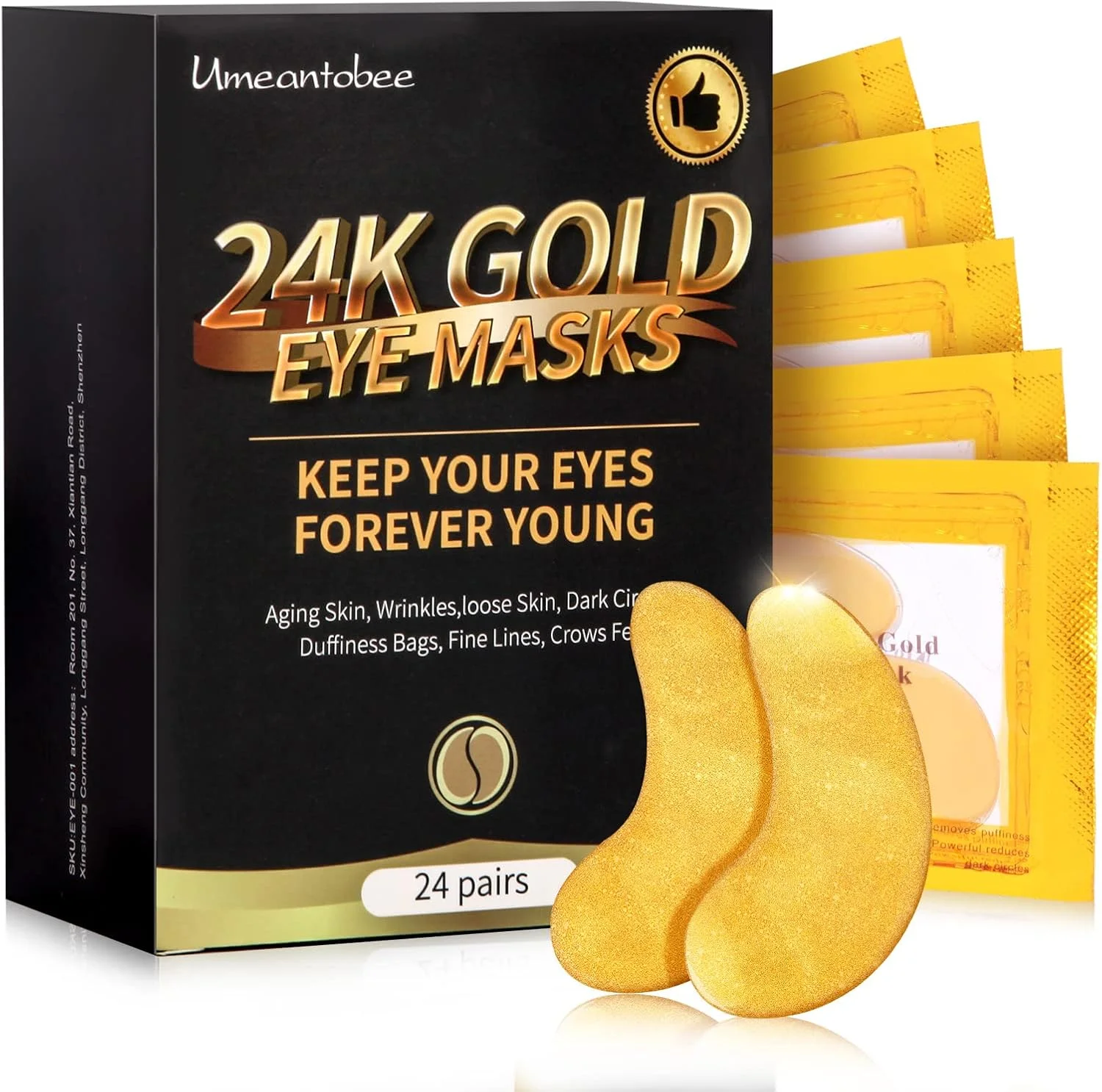 ماسک زیر چشم طلای 24 عیار، 24 جفت پد زیر چشم طلایی ضد پیری برای پف زیر چشم، درمان زیر چشم برای مراقبت از چشم زنان، پدهای کلاژن چشم کاهش دهنده چین و چروک، حلقه های تیره و پف کردگی ماسک زیر چشم طلای 24 عیار، 24 جفت پد زیر چشم طلایی ضد پیری برای پف زیر چشم، درمان زیر چشم برای مراقبت از چشم زنان، پدهای کلاژن چشم کاهش دهنده چین و چروک، حلقه های تیره و پف کردگی