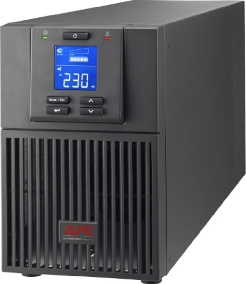 یو پی اس ایزی APC SRV با توان 1000VA، ولتاژ خروجی 230 ولت، مدل Tower، توان نامی 800 وات، طول کابل 1.50 متر، دارای 3 خروجی سوکت برق IEC 60320 C13، مشکی | SRV1KI
