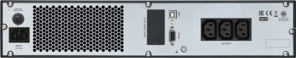 منبع تغذیه بدون وقفه APC SRV 1000VA RM Easy UPS، ولتاژ خروجی 230 ولت، نوع رکمونت به همراه کیت ریل، توان 800 وات، فاکتور بار 3:1، مشکی | SRV1KRIRK منبع تغذیه بدون وقفه APC SRV 1000VA RM Easy UPS، ولتاژ خروجی 230 ولت، نوع رکمونت به همراه کیت ریل، توان 800 وات، فاکتور بار 3:1، مشکی | SRV1KRIRK