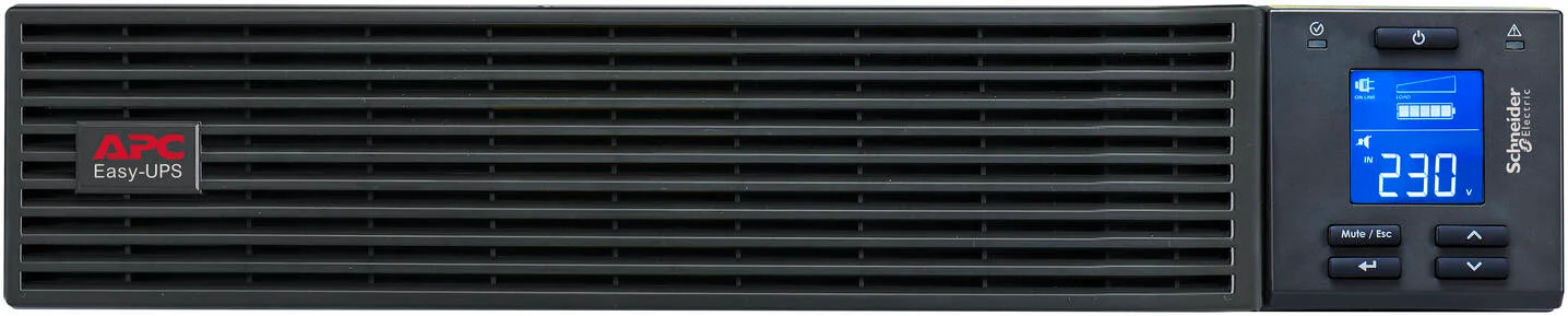 یو پی اس آنلاین APC SRV 1000VA RM Easy، ولتاژ ورودی اصلی 230 ولت، توان نامی 800 وات، واحد رک 2U، نرخ انرژی موج 600 ژول، طول کابل 1.5 متر | SRV1KRI یو پی اس آنلاین APC SRV 1000VA RM Easy، ولتاژ ورودی اصلی 230 ولت، توان نامی 800 وات، واحد رک 2U، نرخ انرژی موج 600 ژول، طول کابل 1.5 متر | SRV1KRI