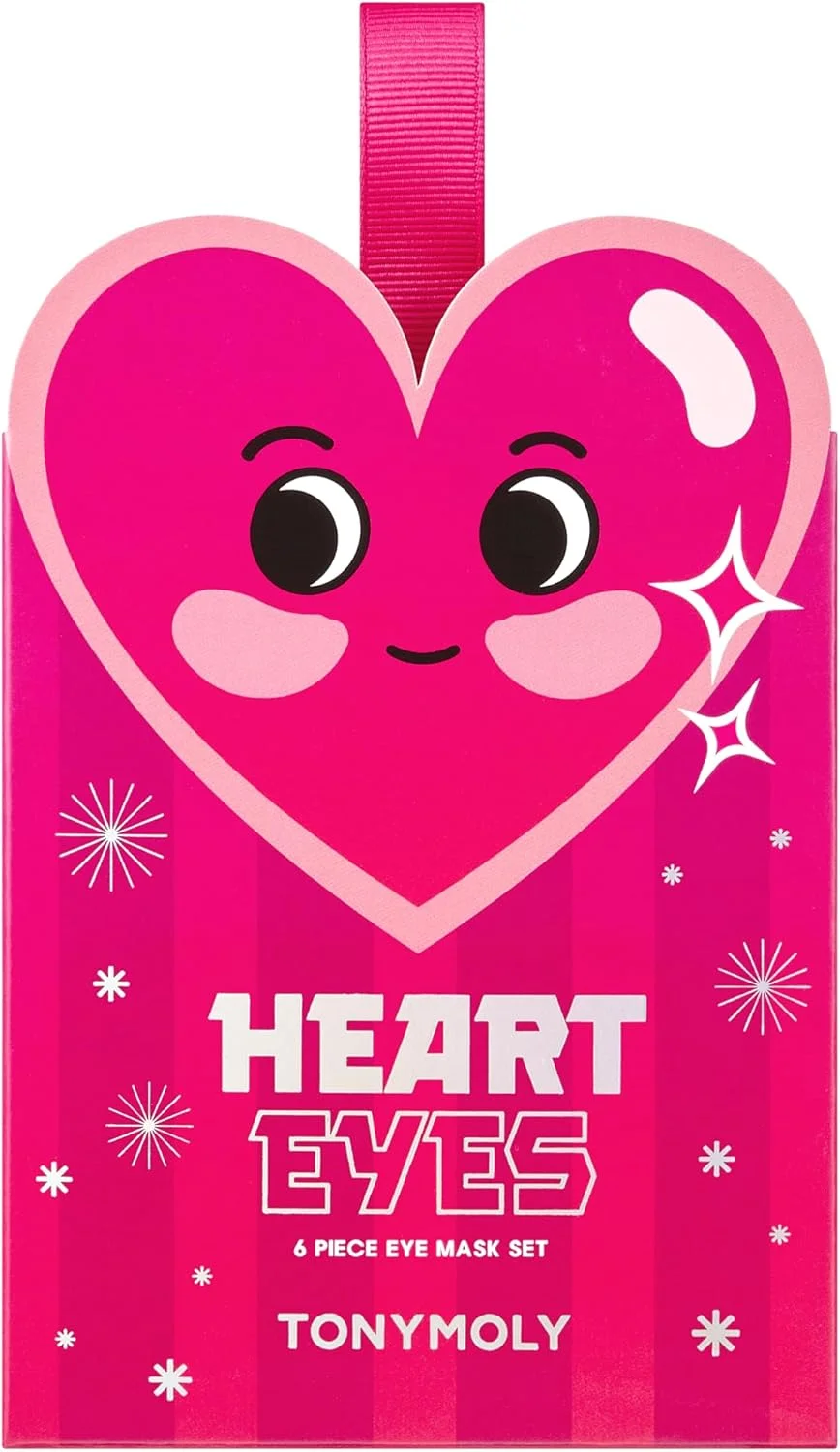 مجموعه ماسک دور چشم هیدروژلی تونی‌مولی، 6 عددی - کاهش خطوط ریز، چین و چروک، حلقه‌های تیره، مرطوب‌کننده، مغذی - کلاژن، هیالورونیک اسید، رتینول