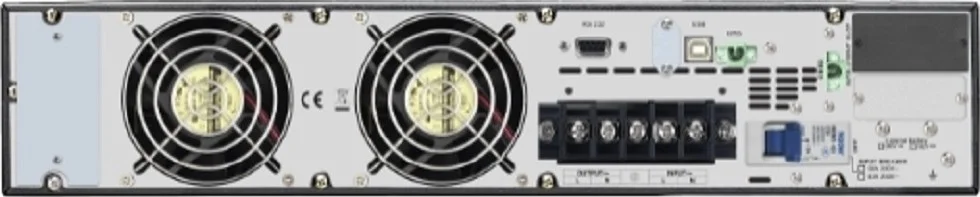 یو پی اس آنلاین ایزی APC SRV 6000VA، ولتاژ خروجی 230 ولت، نوع رکمونت به همراه کیت ریل، فرکانس ورودی 40-70 هرتز با حسگر خودکار، مشکی | SRV6KRIRK