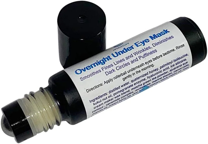 ماسک شب زیر چشم دیوا استاف برای چروک، تیرگی و پف، سفت کننده پوست زیر چشم در هنگام خواب، 1/2 اونس ماسک شب زیر چشم دیوا استاف برای چروک، تیرگی و پف، سفت کننده پوست زیر چشم در هنگام خواب، 1/2 اونس