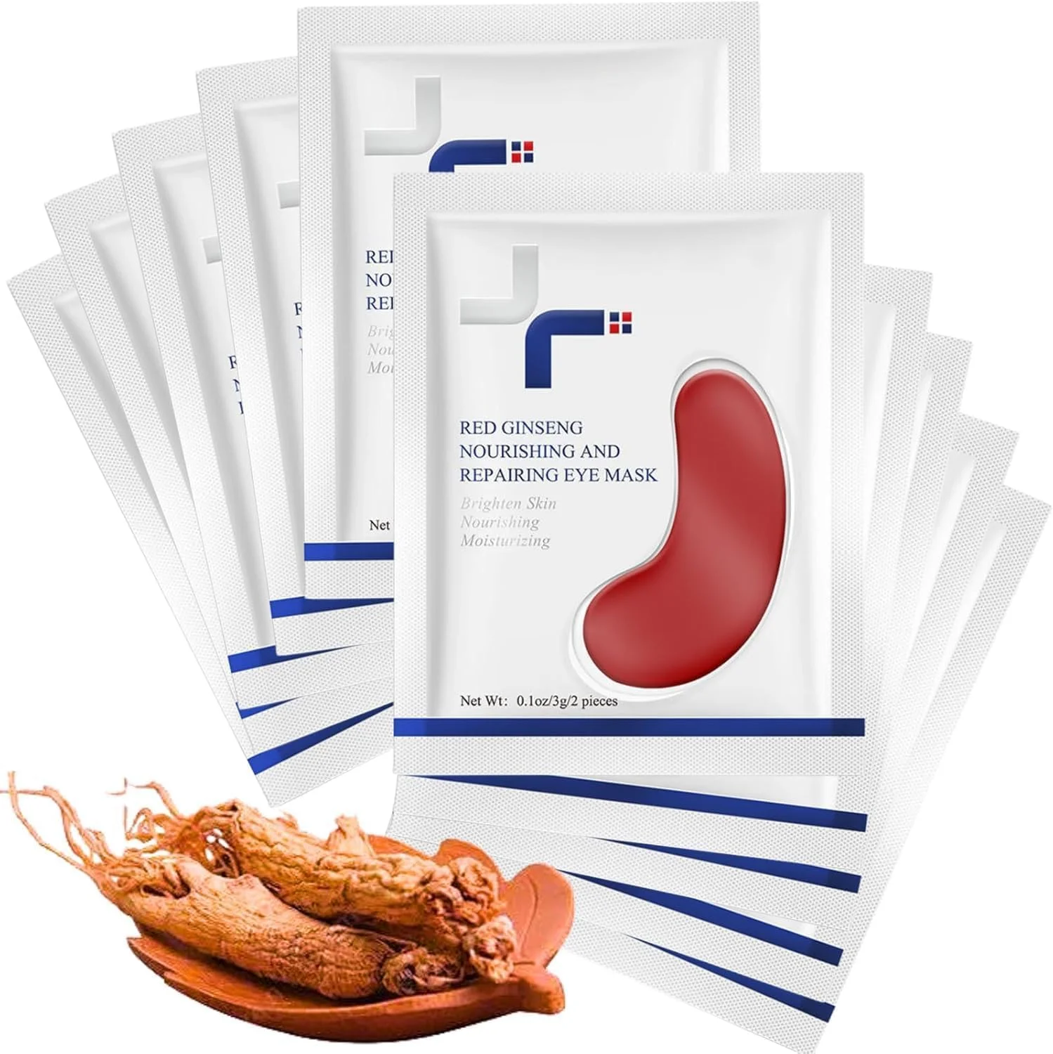 پد زیر چشم، ماسک چشم جینسینگ قرمز، رفع تیرگی، پف و چروک، تسکین فشار، مرطوب کننده، احیا کننده و شاداب کننده پوست پد زیر چشم، ماسک چشم جینسینگ قرمز، رفع تیرگی، پف و چروک، تسکین فشار، مرطوب کننده، احیا کننده و شاداب کننده پوست