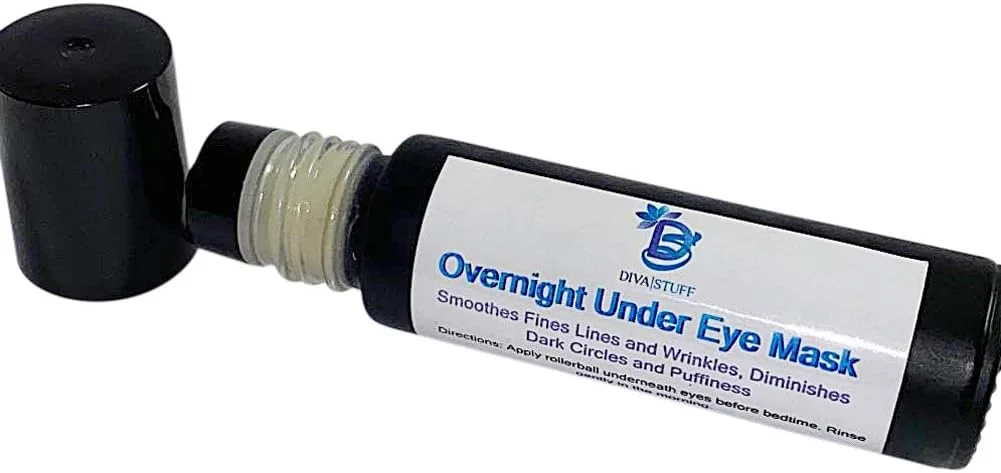 ماسک شب زیر چشم دیوا استاف برای چروک، تیرگی و پف، سفت کننده پوست زیر چشم در هنگام خواب، 1/2 اونس