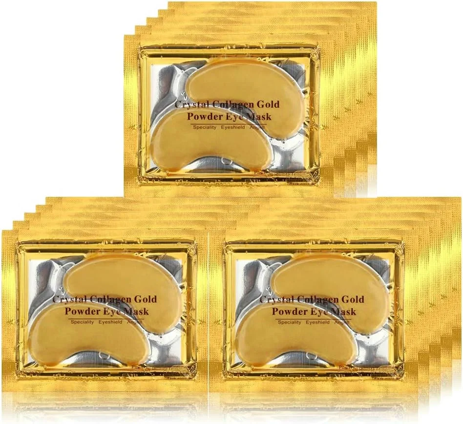 ماسک زیر چشم کلاژن کریستالی طلای 24 عیار Kailisen، پچ های زیر چشم اسید هیالورونیک ضد پیری برای مرطوب کردن و کاهش سیاهی دور چشم (15 جفت) ماسک زیر چشم کلاژن کریستالی طلای 24 عیار Kailisen، پچ های زیر چشم اسید هیالورونیک ضد پیری برای مرطوب کردن و کاهش سیاهی دور چشم (15 جفت)