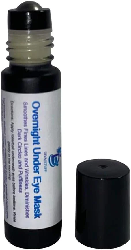 ماسک شب زیر چشم دیوا استاف برای چروک، تیرگی و پف، سفت کننده پوست زیر چشم در هنگام خواب، 1/2 اونس