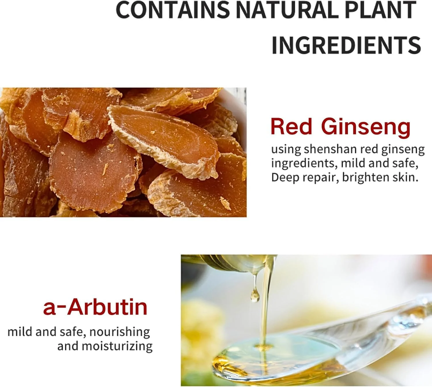 پد زیر چشم، ماسک چشم جینسینگ قرمز، رفع تیرگی، پف و چروک، تسکین فشار، مرطوب کننده، احیا کننده و شاداب کننده پوست