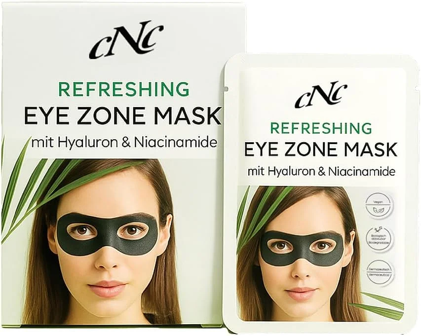 ماسک ناحیه دور چشم طراوت بخش CNC با اسید هیالورونیک، نیاسینامید و ویتامین E – 20 جفت | مراقبت لوکس از پوست زیر چشم برای آبرسانی، درخشندگی و صاف کردن خطوط ظریف ماسک ناحیه دور چشم طراوت بخش CNC با اسید هیالورونیک، نیاسینامید و ویتامین E – 20 جفت | مراقبت لوکس از پوست زیر چشم برای آبرسانی، درخشندگی و صاف کردن خطوط ظریف