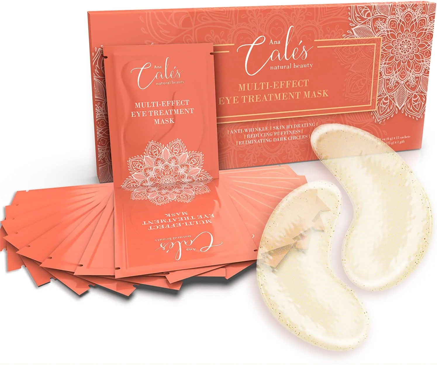 پد زیر چشم برای سیاهی دور چشم، ماسک چشم کلاژن برای پف زیر چشم با اسید هیالورونیک، پدهای زیر چشم برای چروک، ماسک های طلایی زیر چشم، درمان کیسه های زیر چشم برای مردان و زنان، بسته 15 عددی و هدیه از Cales پد زیر چشم برای سیاهی دور چشم، ماسک چشم کلاژن برای پف زیر چشم با اسید هیالورونیک، پدهای زیر چشم برای چروک، ماسک های طلایی زیر چشم، درمان کیسه های زیر چشم برای مردان و زنان، بسته 15 عددی و هدیه از Cales