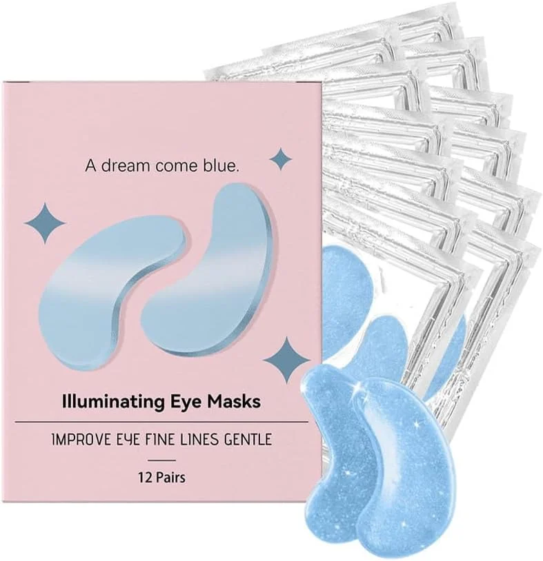 پدهای زیر چشم، 12 جفت ماسک ژلی خنک کننده برای سیاهی و پف زیر چشم، پدهای آبرسان زیر چشم برای زنان و مردان، ضد پیری، هدیه تولد و لوازم ضروری مراقبت از خود در اسپا پدهای زیر چشم، 12 جفت ماسک ژلی خنک کننده برای سیاهی و پف زیر چشم، پدهای آبرسان زیر چشم برای زنان و مردان، ضد پیری، هدیه تولد و لوازم ضروری مراقبت از خود در اسپا