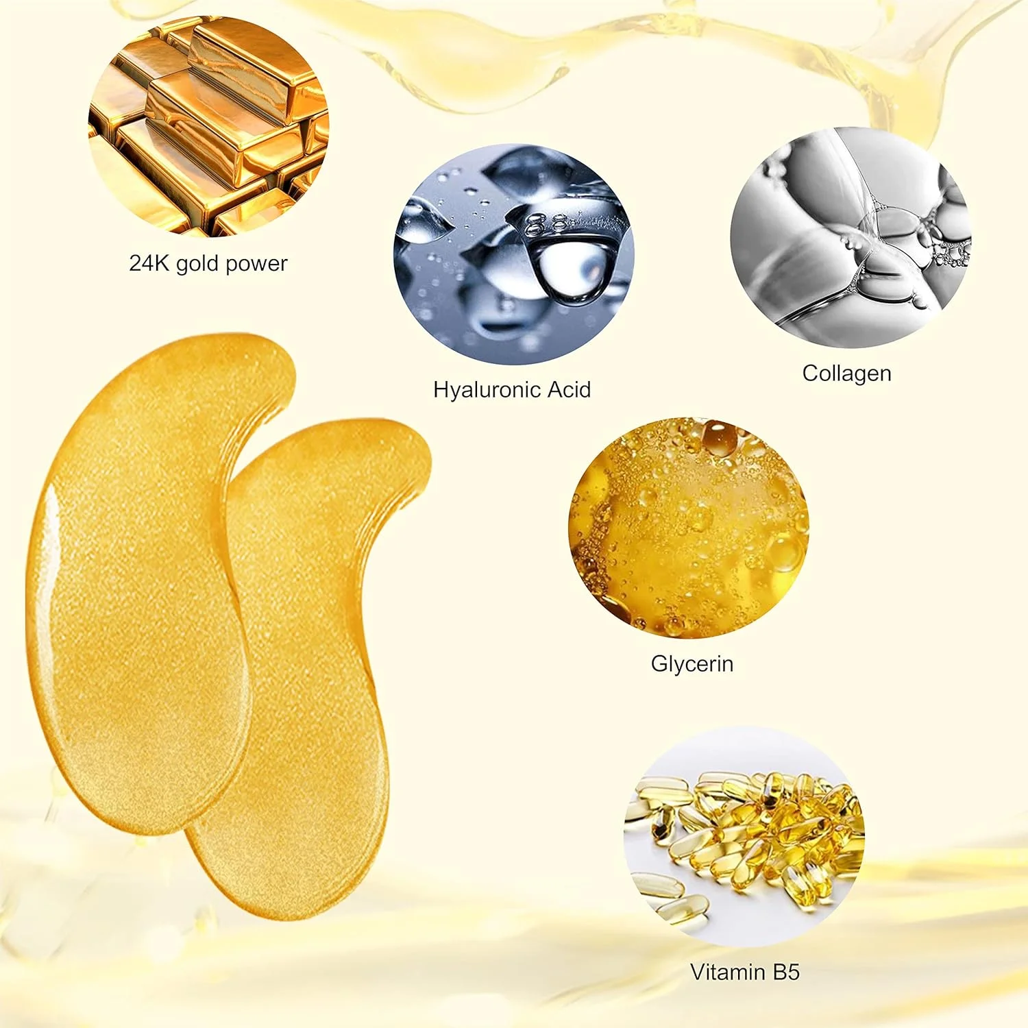 ماسک زیر چشم وینیمی، 25 جفت، ماسک کلاژن دور چشم، ماسک درمانی چشم برای ضد پیری، ضد چروک، مرطوب کننده و کاهش خطوط ریز، تیرگی و پف زیر چشم برای زنان و مردان ماسک زیر چشم وینیمی، 25 جفت، ماسک کلاژن دور چشم، ماسک درمانی چشم برای ضد پیری، ضد چروک، مرطوب کننده و کاهش خطوط ریز، تیرگی و پف زیر چشم برای زنان و مردان