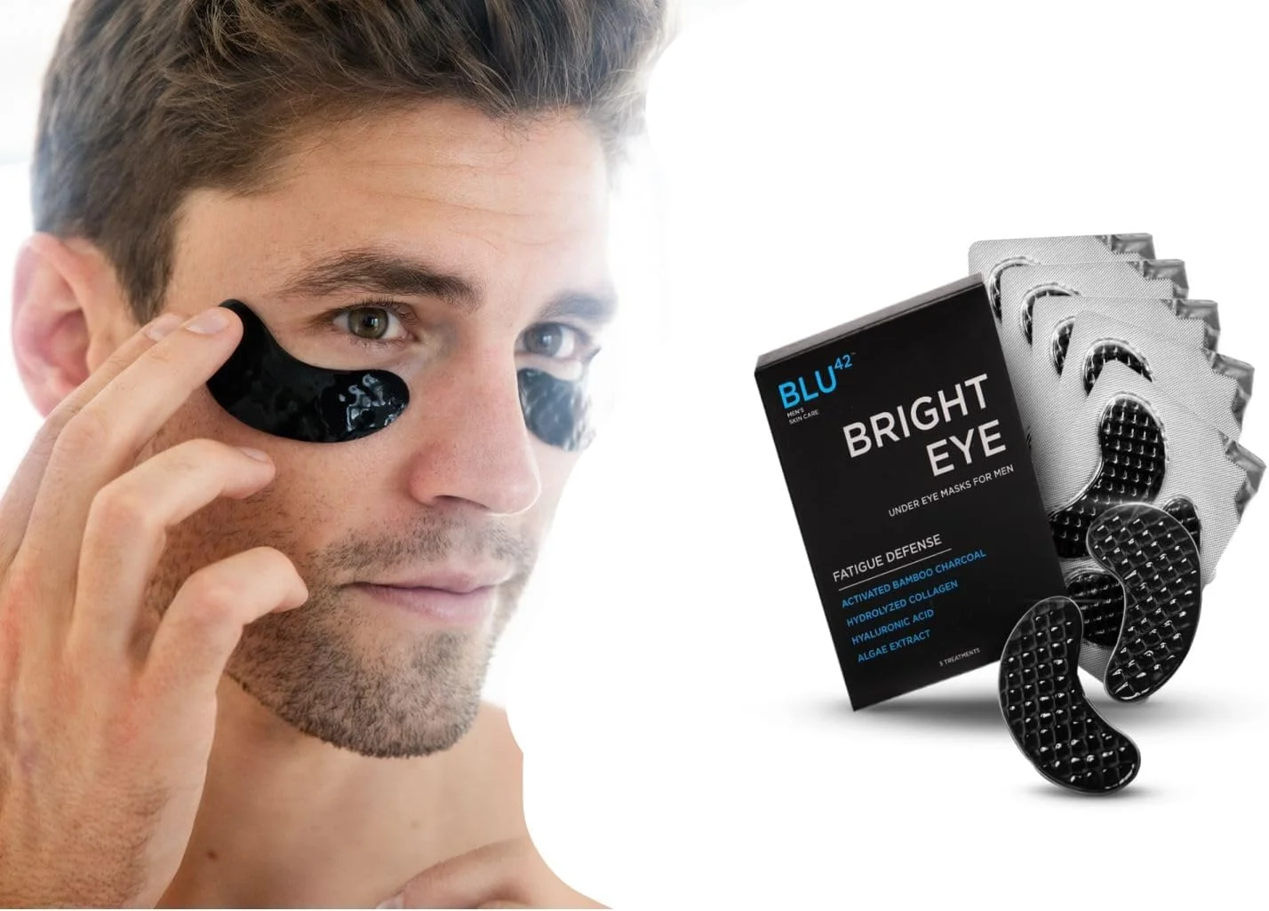 ماسک زیر چشم زغال فعال برای آقایان - پد چشم برای رفع خستگی، رفع سیاهی دور چشم، چین و چروک و پف - آبرسان، ضد پیری، ضد چروک - 5 عدد ماسک زیر چشم زغال فعال برای آقایان - پد چشم برای رفع خستگی، رفع سیاهی دور چشم، چین و چروک و پف - آبرسان، ضد پیری، ضد چروک - 5 عدد