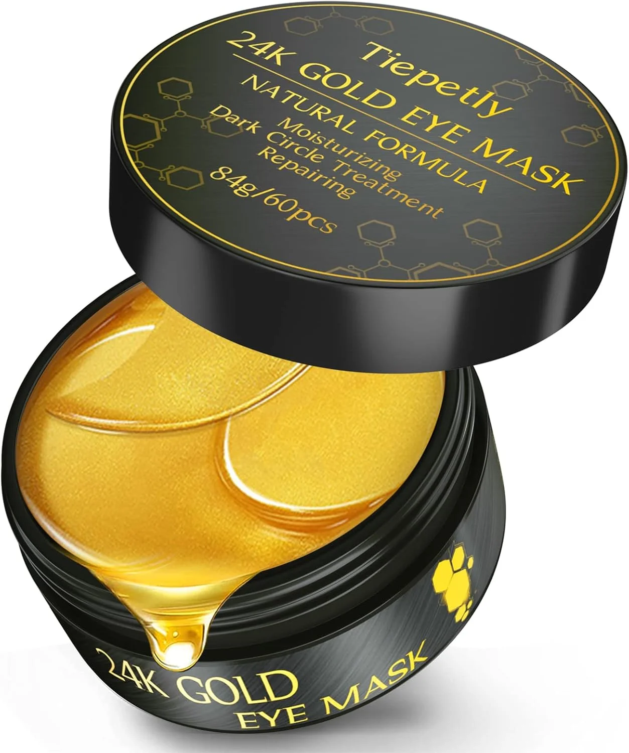 ماسک چشم طلای 24K Tiepetly، ماسک زیر چشم 60 عددی، پچ های چشم برای پف چشم کلاژن، پچ های زیر چشم برای سیاهی و پف، ماسک آبرسان مراقبت از پوست چشم برای کیسه های چشم و چین و چروک، کاهش دهنده حلقه تیره ماسک چشم طلای 24K Tiepetly، ماسک زیر چشم 60 عددی، پچ های چشم برای پف چشم کلاژن، پچ های زیر چشم برای سیاهی و پف، ماسک آبرسان مراقبت از پوست چشم برای کیسه های چشم و چین و چروک، کاهش دهنده حلقه تیره