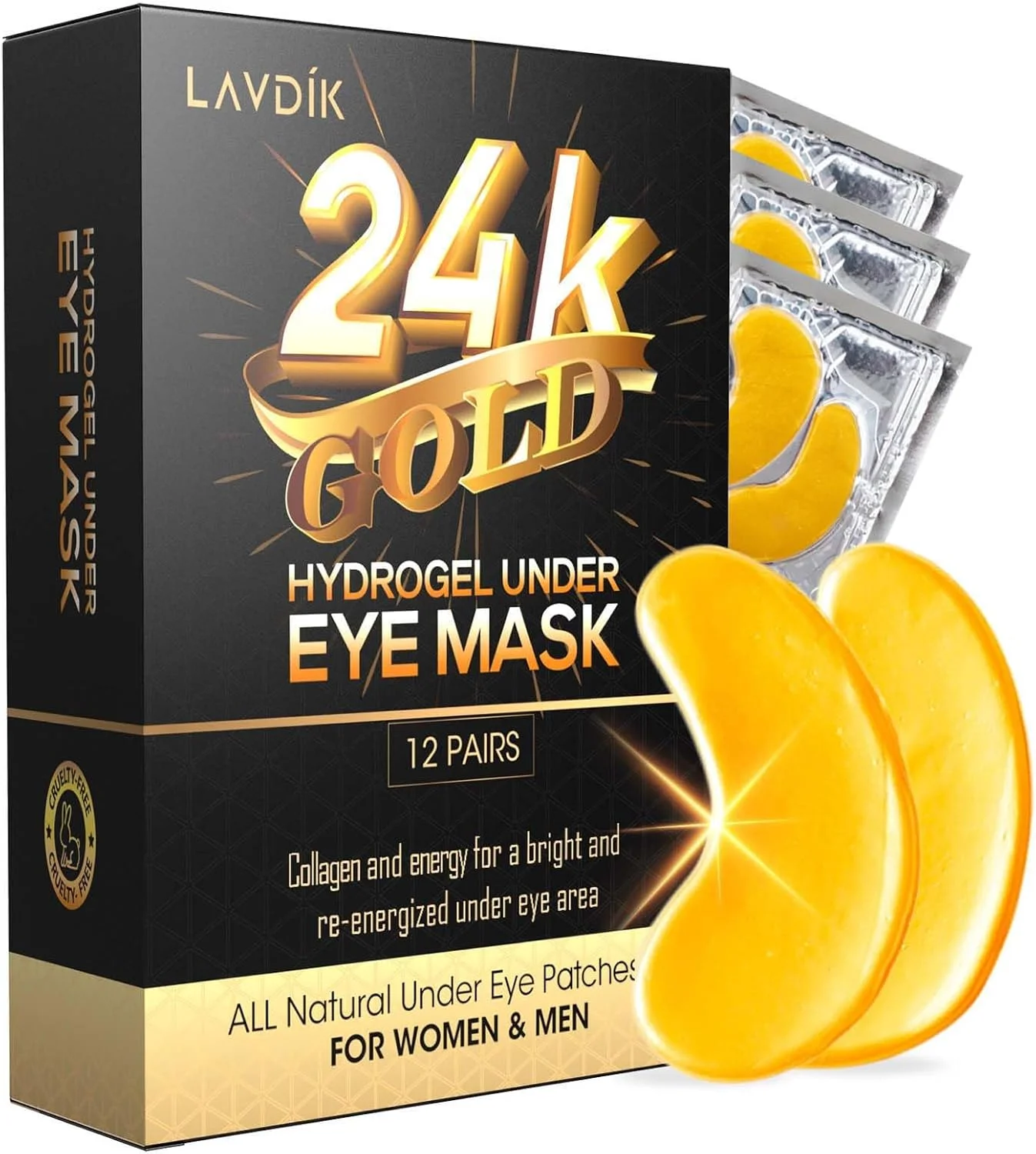 پد زیر چشم، ماسک چشم طلای 24 عیار - 12 جفت، پد کلاژن برای پف و سیاهی دور چشم و ضد پیری، ماسک های درمانی مرطوب کننده عمیق چشم برای زنان پد زیر چشم، ماسک چشم طلای 24 عیار - 12 جفت، پد کلاژن برای پف و سیاهی دور چشم و ضد پیری، ماسک های درمانی مرطوب کننده عمیق چشم برای زنان