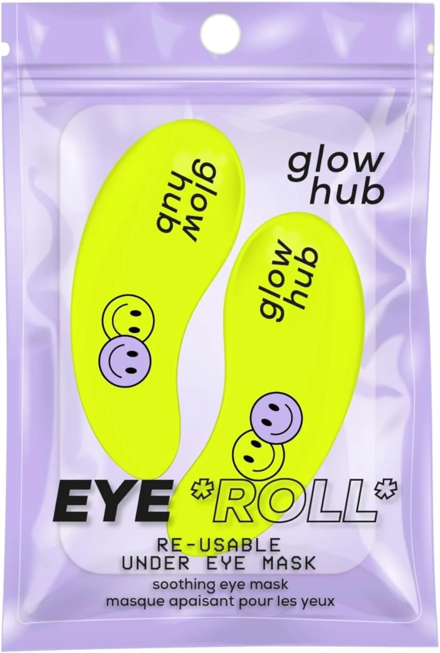 پدهای سیلیکونی زیر چشم قابل استفاده مجدد Glow Hub - بسته 1 عددی